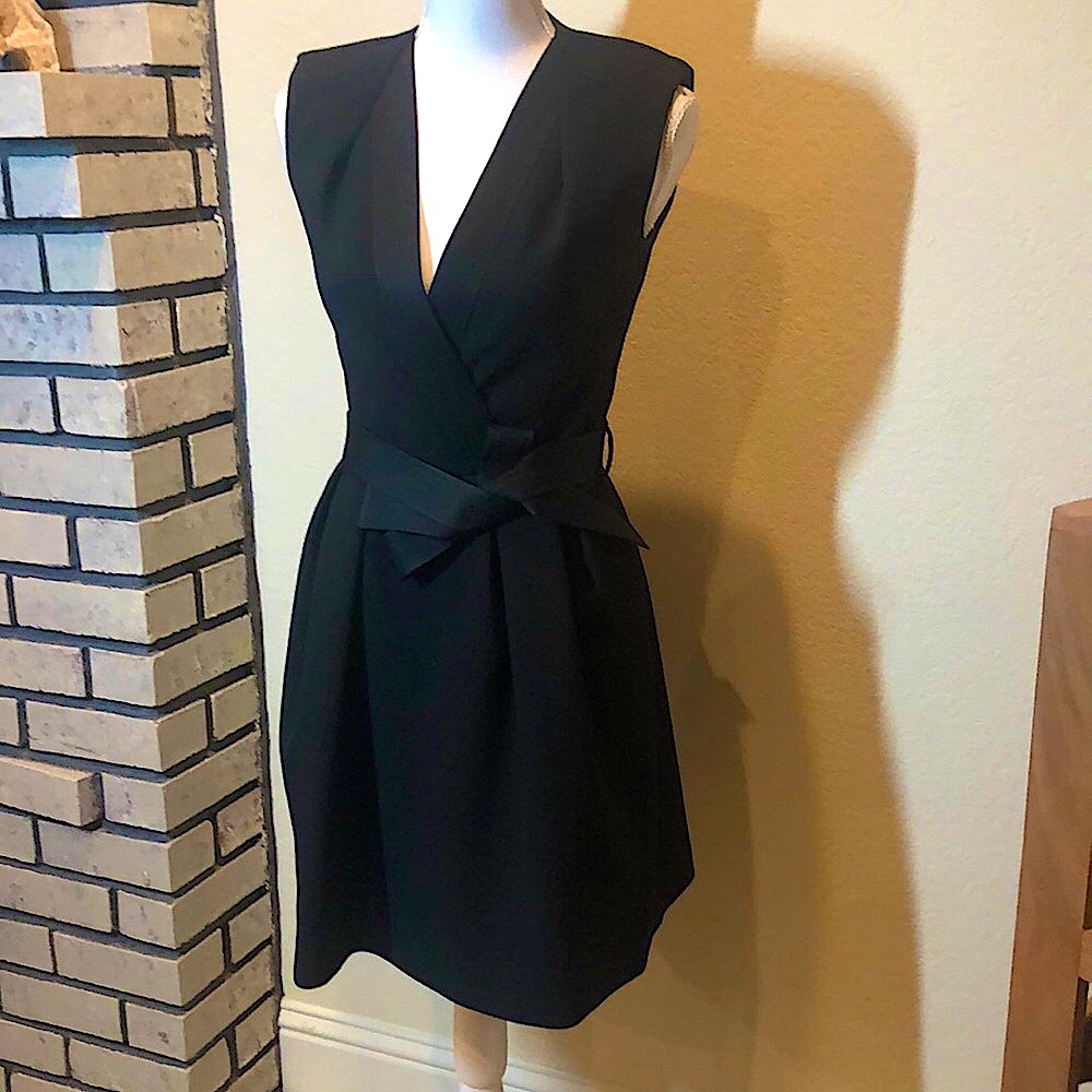 Claudie Pierlot Sleeveless Black Cocktail Dress